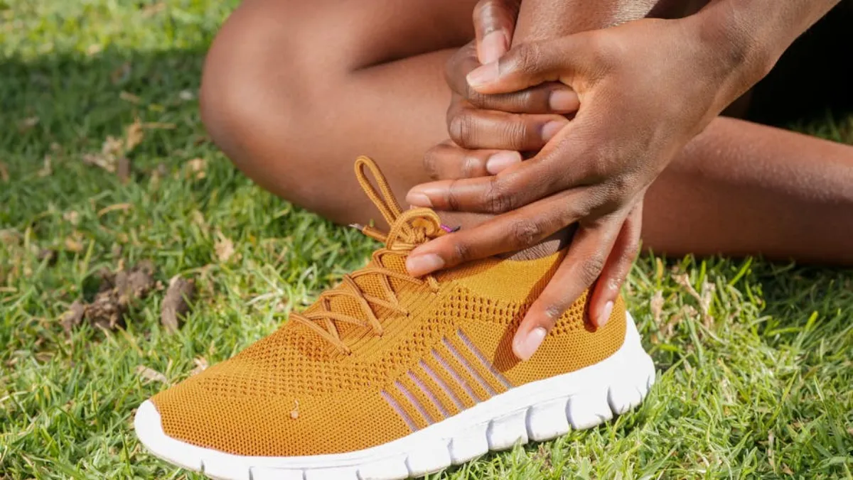 Adolescent athlete with sports-related injury