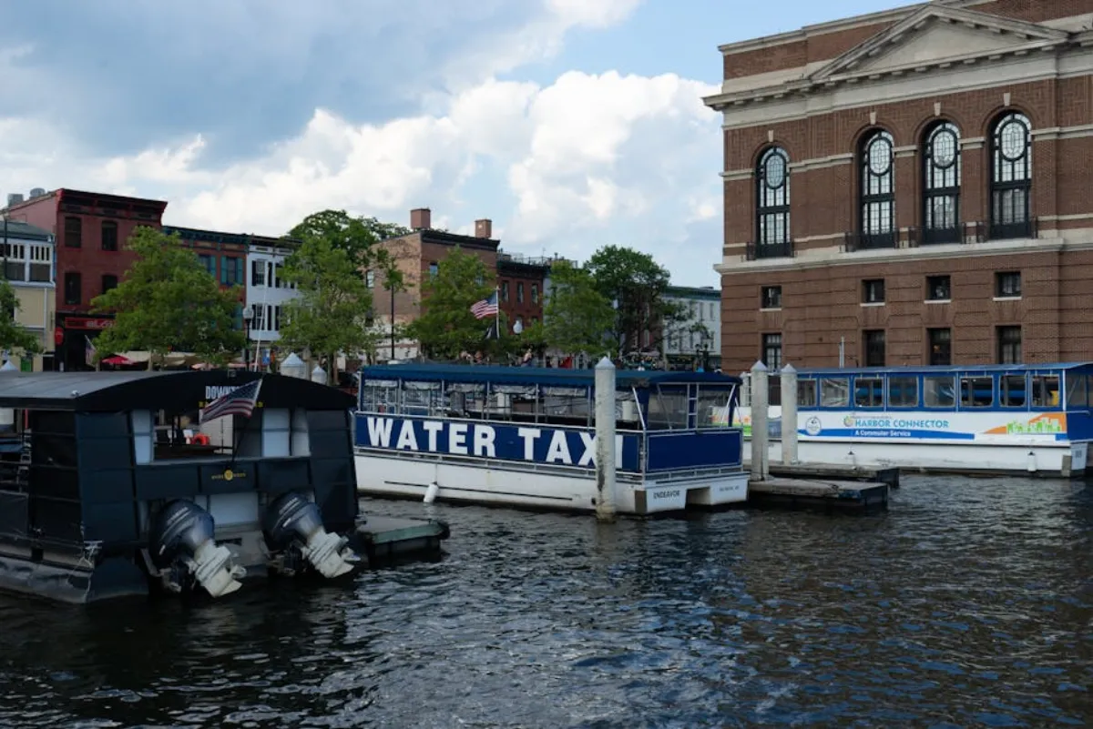 Waterfront running in Baltimore
