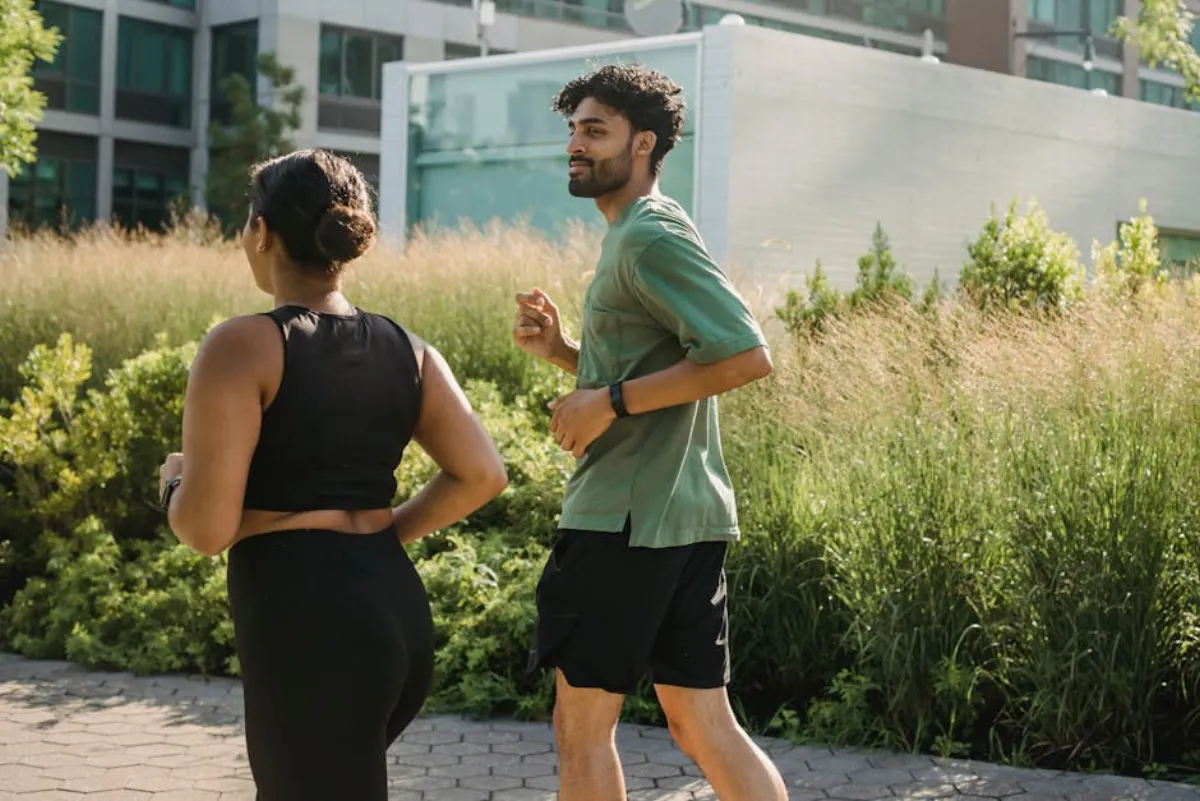 Runners in Central Park, New York City